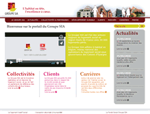 Tablet Screenshot of groupe-sia.com